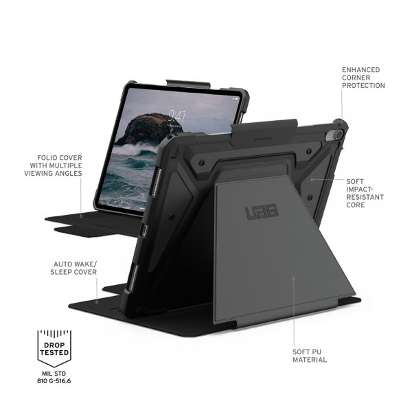 Urban Armor Gear (UAG) iPad Air 13 (M2/M3/M4) Cover Metropolis SE Sort