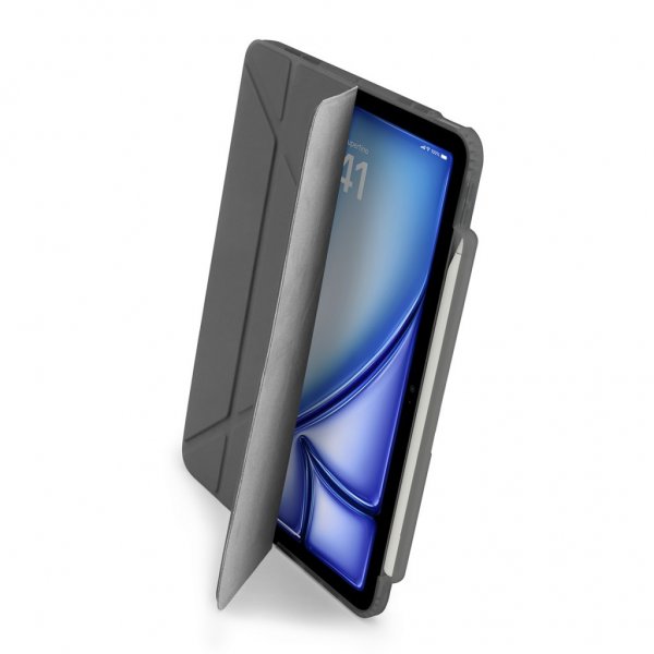 Pipetto iPad Air 13 (M2/M3/M4) Cover Origami No3 Pencil Case Grå