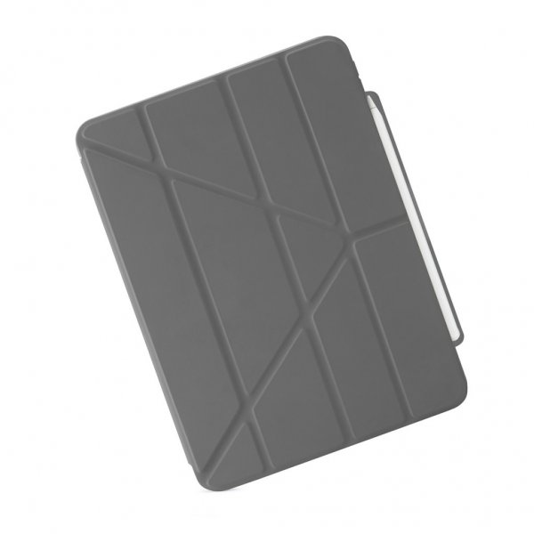 Pipetto iPad Air 13 (M2/M3/M4) Cover Origami No3 Pencil Case Grå