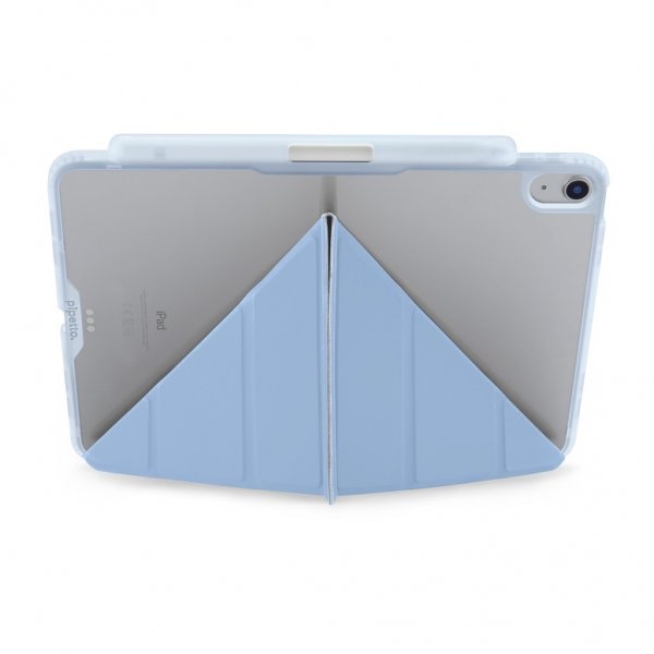 Pipetto iPad Air 13 (M2/M3/M4) Cover Origami No3 Pencil Case Lyseblå