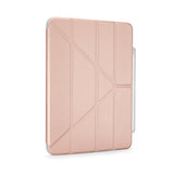 Pipetto iPad Air 13 (M2/M3/M4) Cover Origami No3 Pencil Case Metallic Pink
