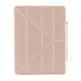 Pipetto iPad Air 13 (M2/M3/M4) Cover Origami No3 Pencil Case Metallic Pink