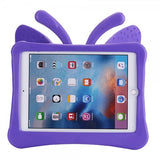 iPad 9.7 (gen 5/6)/iPad Air 1/2 Cover Sommerfugl til Børn Lilla