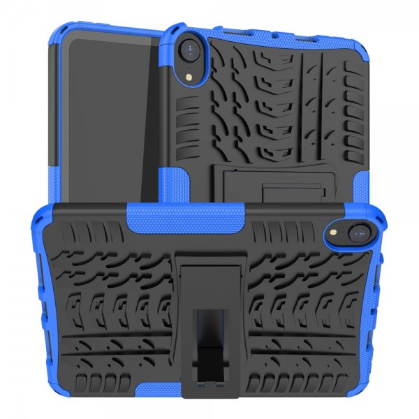 iPad mini (6. generation)/iPad mini (A17 Pro) Cover Dækmønster Stativfunktion Blå