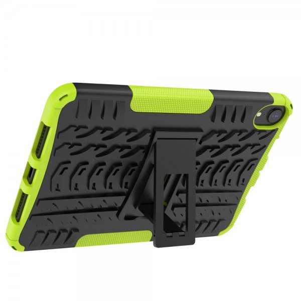 iPad mini (gen 6)/iPad mini (A17 Pro) Cover Dækmønster Stativfunktion Grøn