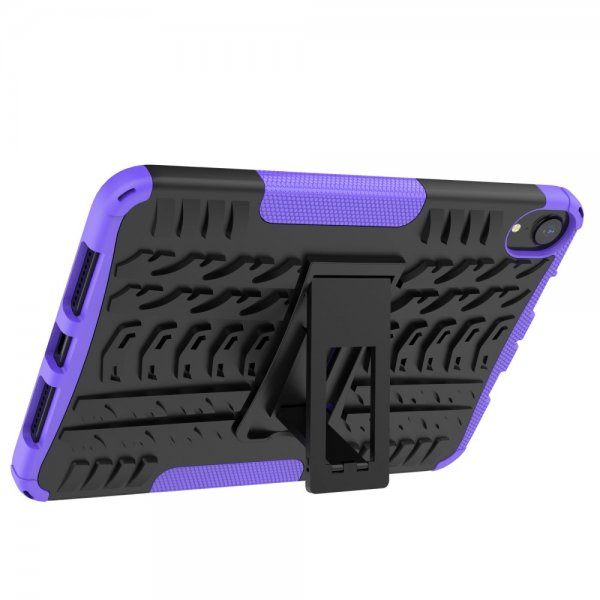 iPad mini (gen 6)/iPad mini (A17 Pro) Cover Dækmønster Stativfunktion Lilla