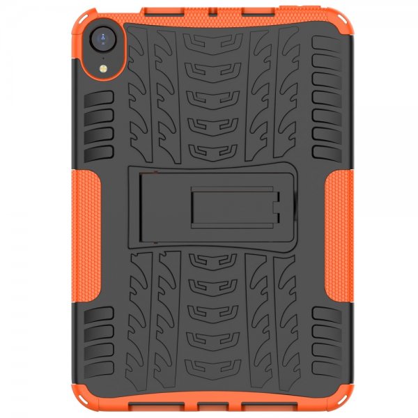 iPad mini (6. generation)/iPad mini (A17 Pro) Skal Dækmønster Stativfunktion Orange