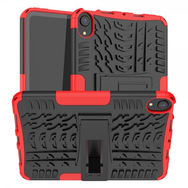 iPad mini (6. generation)/iPad mini (A17 Pro) Cover Dækmønster Stativfunktion Rød
