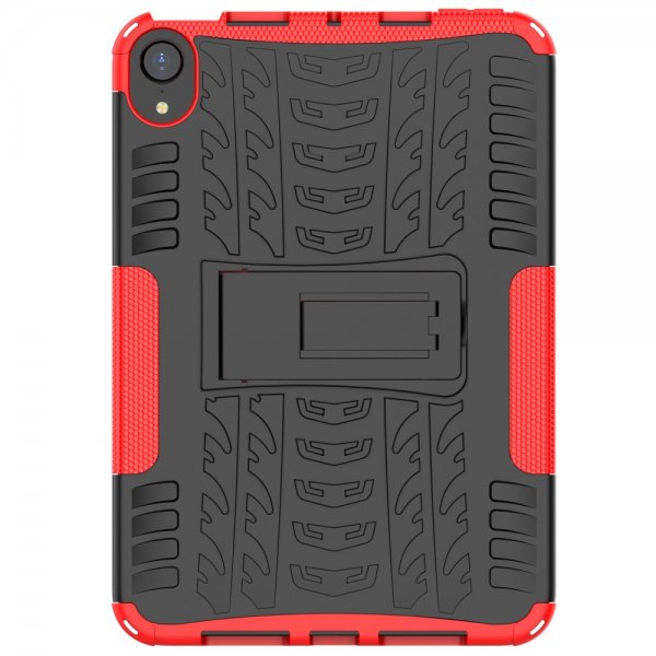 iPad mini (6. generation)/iPad mini (A17 Pro) Cover Dækmønster Stativfunktion Rød