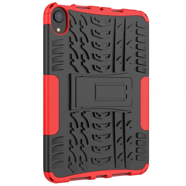 iPad mini (6. generation)/iPad mini (A17 Pro) Cover Dækmønster Stativfunktion Rød
