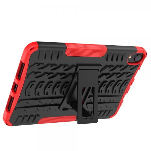 iPad mini (6. generation)/iPad mini (A17 Pro) Cover Dækmønster Stativfunktion Rød