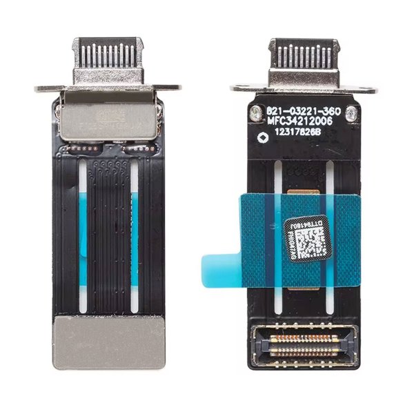 iPad Mini 6 Ladeport Flexkabel - Sort
