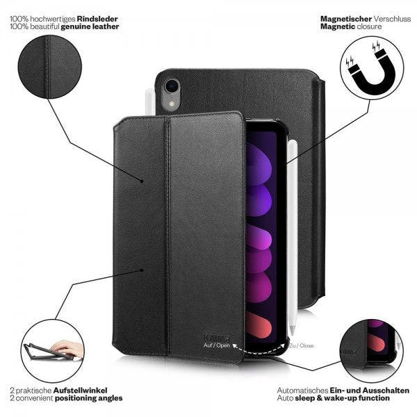 KAVAJ iPad mini (6. gen)/iPad mini (A17 Pro) cover Berlin sort