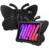 iPad mini (6. generation)/iPad mini (A17 Pro) Cover til Børn Sommerfugl Sort