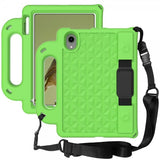 iPad mini (6. generation)/iPad mini (A17 Pro) Cover til børn Diamantmønster Grøn
