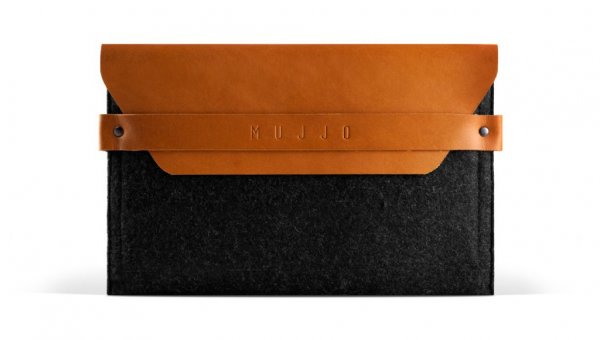 Mujjo iPad Mini Envelope Sleeve 8" Brun Sort