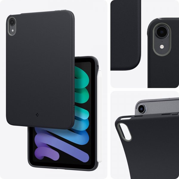 Spigen iPad mini (6. gen)/iPad mini (A17 Pro) Cover Nano Pop Black Sesame