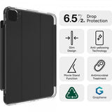 ZAGG iPad Pro 11 (M4/M5) Cover Crystal Palace Folio Sort Transparent
