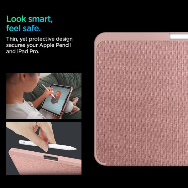 Spigen iPad Pro 11 (M4/M5) Cover Urban Fit Roseguld