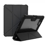 Nillkin iPad Pro 11 (M4/M5) Cover Bumper Leather Case Pro Sort
