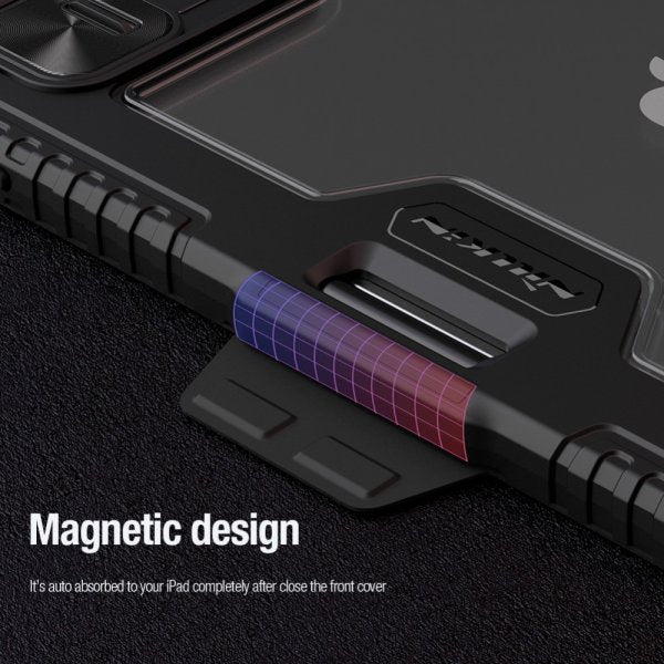 Nillkin iPad Pro 11 (M4/M5) Cover Bumper Leather Case Pro Sort