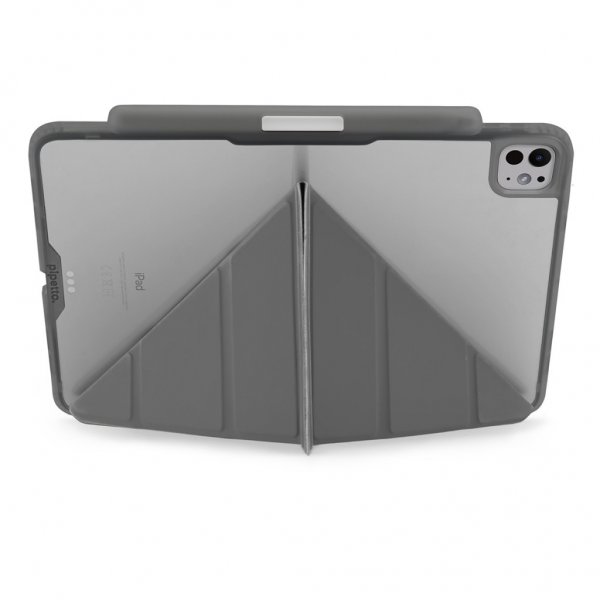 Pipetto iPad Pro 11 (M4/M5) Cover Origami No3 Pencil Case Grå