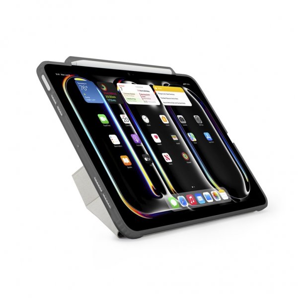 Pipetto iPad Pro 11 (M4/M5) Cover Origami No3 Pencil Case Grå