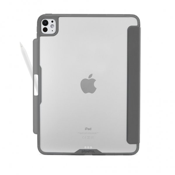 Pipetto iPad Pro 11 (M4/M5) Cover Origami No3 Pencil Case Grå