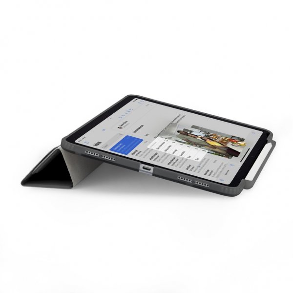 Pipetto iPad Pro 11 (M4/M5) Cover Origami No3 Pencil Case Grå