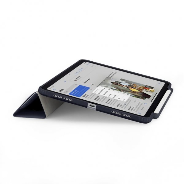 Pipetto iPad Pro 11 (M4/M5) Cover Origami No3 Pencil Case Mørkeblå