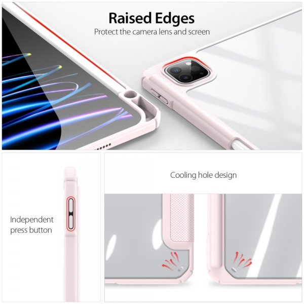 Dux Ducis iPad Pro 11 (M4/M5) Cover TOBY Series Pink