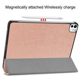iPad Pro 11 (M4/M5) Fodral Trifold Rosaguld