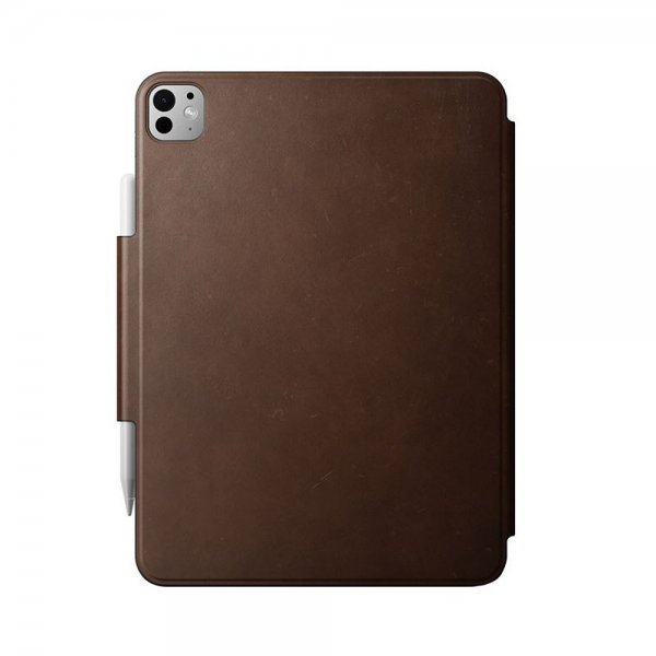 Nomad iPad Pro 11 (M4/M5) Folio i læder, Brun