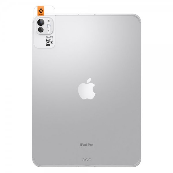 Spigen iPad Pro 11 (M4/M5)/iPad Pro 13 (M4/M5) Kamerabeskyttelse Glas.tR EZ Fit Optik Metal Sølv