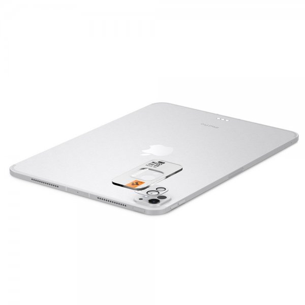 Spigen iPad Pro 11 (M4/M5)/iPad Pro 13 (M4/M5) Kamerabeskyttelse Glas.tR EZ Fit Optik Metal Sølv