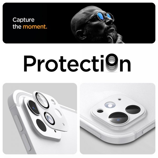 Spigen iPad Pro 11 (M4/M5)/iPad Pro 13 (M4/M5) Kamerabeskyttelse Glas.tR EZ Fit Optik Metal Sølv