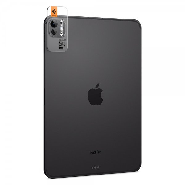 Spigen iPad Pro 11 (M4/M5)/iPad Pro 13 (M4/M5) Kamerabeskyttelse Glas.tR EZ Fit Optik Metal Space Black
