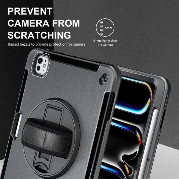 4smarts iPad Pro 11 (M4/M5) Cover Rugged Case Grip Sort