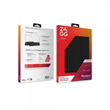 ZAGG iPad Pro 13 (M4/M5) Cover Crystal Palace Folio Sort Transparent