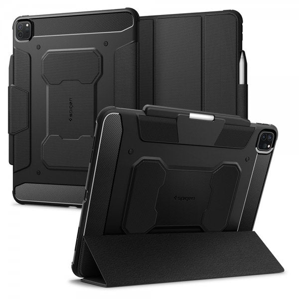 Spigen iPad Pro 13 (M4/M5) Cover Rugged Armor Pro Sort