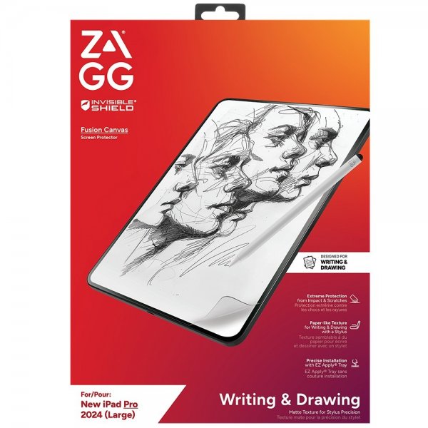 ZAGG InvisibleShield iPad Pro 13 (M4/M5) Skærmbeskyttelse Fusion Canvas