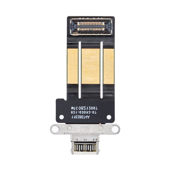iPad 12.9 6. Gen/Pad Pro 11 3./4. Gen Ladeport Flexkabel - Sort
