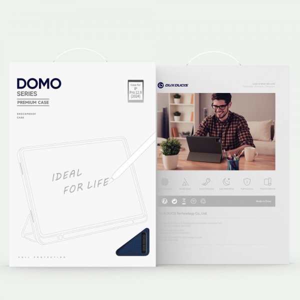 Dux Ducis iPad Pro 13 (M4/M5) Cover DOMO Series Blå