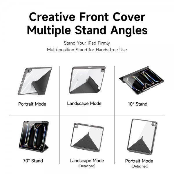 Dux Ducis iPad Pro 13 (M4/M5) Cover Magi Series Grå