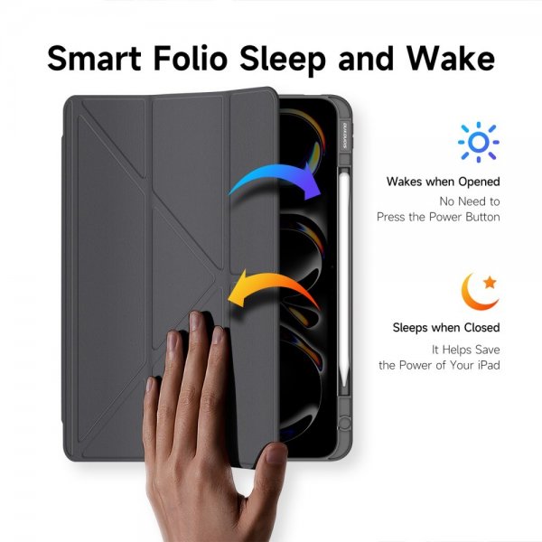 Dux Ducis iPad Pro 13 (M4/M5) Cover Magi Series Grå
