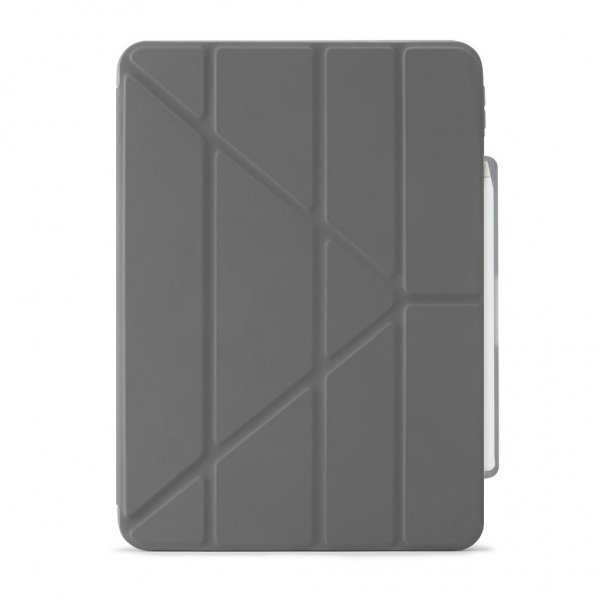 Pipetto iPad Pro 13 (M4/M5) Cover Origami No3 Pencil Case Grå
