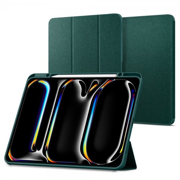 Spigen iPad Pro 13 (M4/M5) Cover Urban Fit Midnight Green