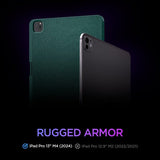 Spigen iPad Pro 13 (M4/M5) Cover Urban Fit Midnight Green