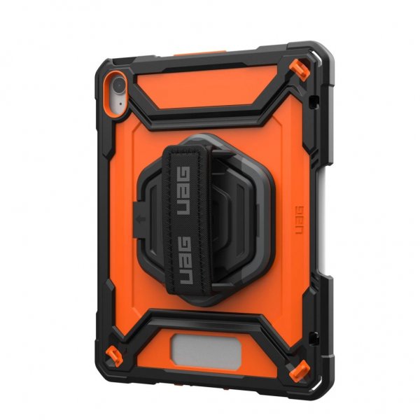 Urban Armor Gear (UAG) iPad 10.9 (10. generation)/iPad 11 (A16) Cover Plasma Kickstand & Handstrap Orange Sort