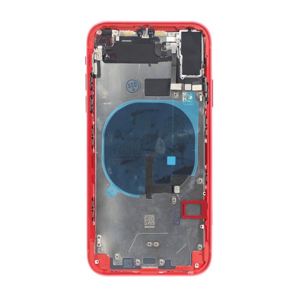iPhone 11 Bagside med Komplet Ramme Premium - Rød
